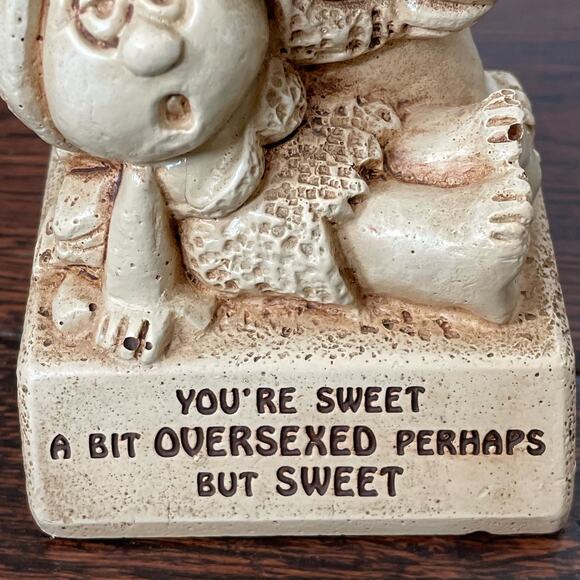 Vintage 1970s Paula Figure Kitschy You’re Sweet Bit Oversexed Perhaps But Sweet - Picture 4 of 11